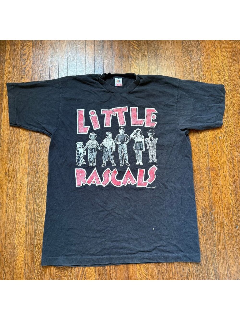 Vintage 1990s Little Rascals T-Shirt, Fruit of the Loom Size XL, Our Gang